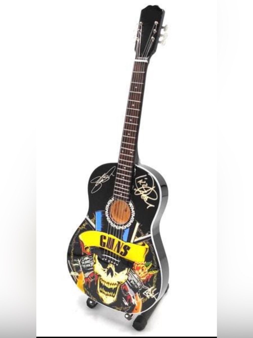 Music Legends Collection Guns N' Roses Tribute miniature acoustic guitar